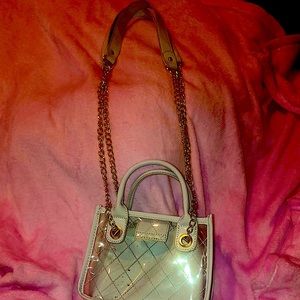 Fashion nova ,sky blue see through purse